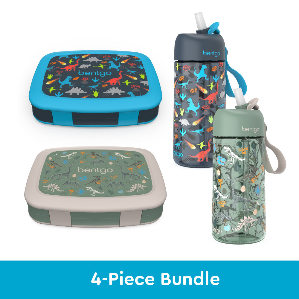 bentgo-kids-prints-lunch-boxes-and-water-bottles-s6 bentgo-lunch-box-bottle-bundle-dinsoaur-fossils-1.jpg