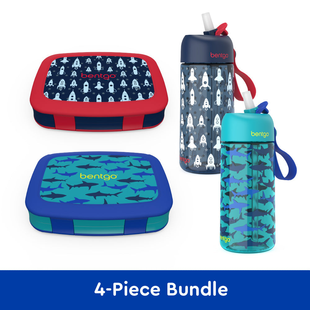 bentgo-kids-prints-lunch-boxes-and-water-bottles-s6 bentgo-lunch-box-bottle-bundle-rocket-shark-1.jpg